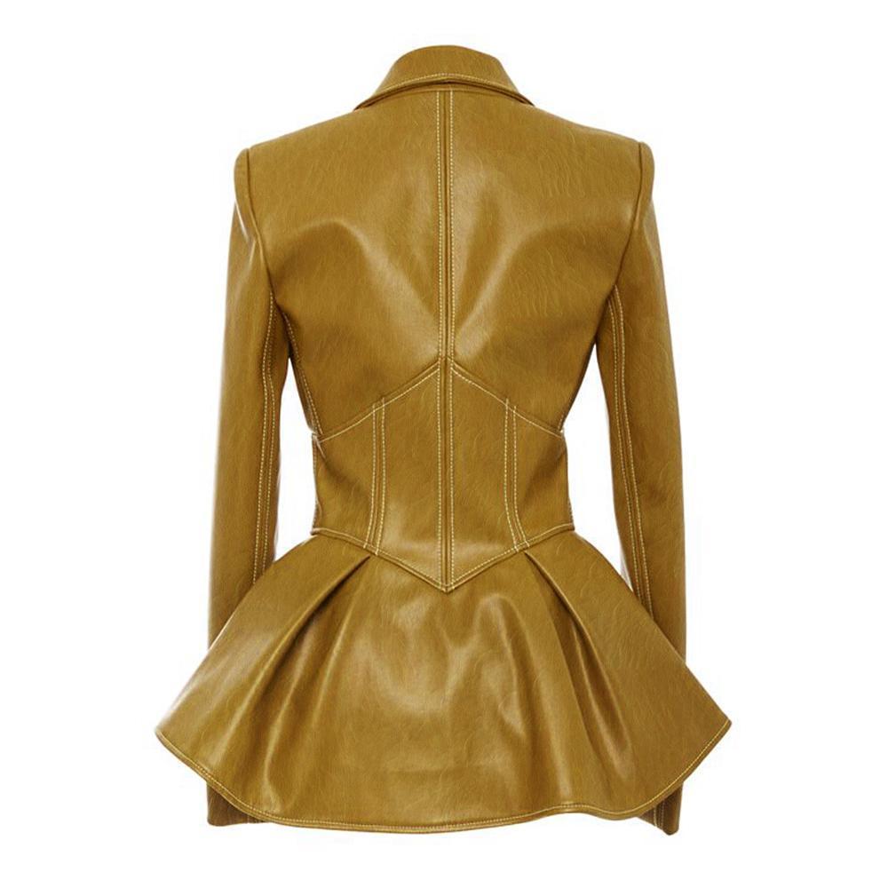 Women’s gothic corset blazer jacket with zipper front