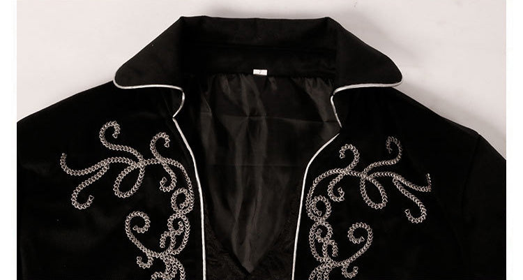 Gothic men's tuxedo costume for Halloween and themed events