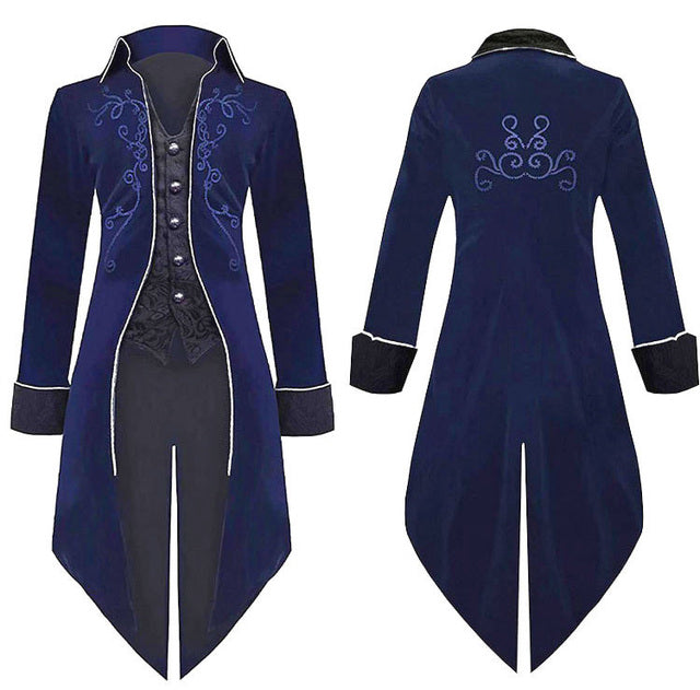 Gothic men's tuxedo costume for Halloween and themed events