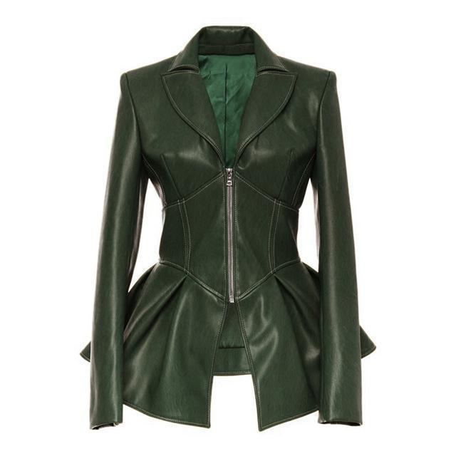 Women’s gothic corset blazer jacket with zipper front