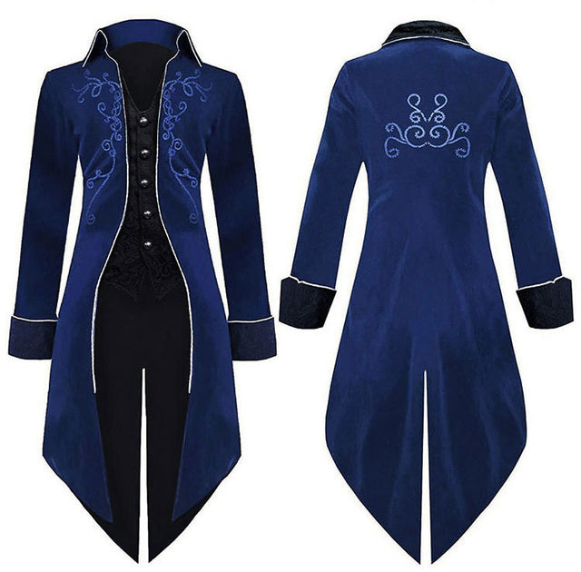 Gothic men's tuxedo costume for Halloween and themed events