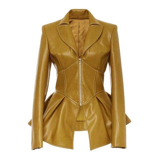 Women’s gothic corset blazer jacket with zipper front