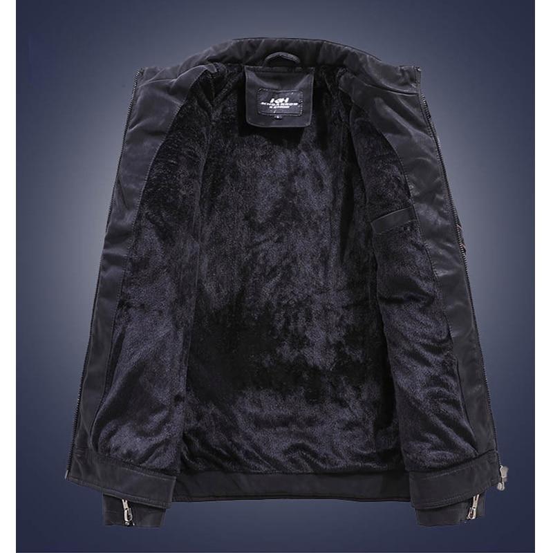 Men's retro stand collar slim fit jacket