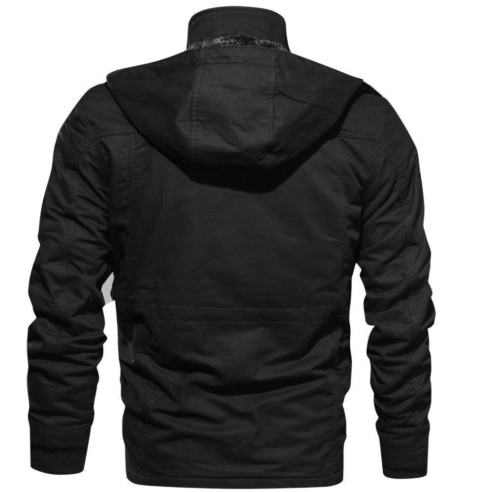 Men's hooded casual jacket