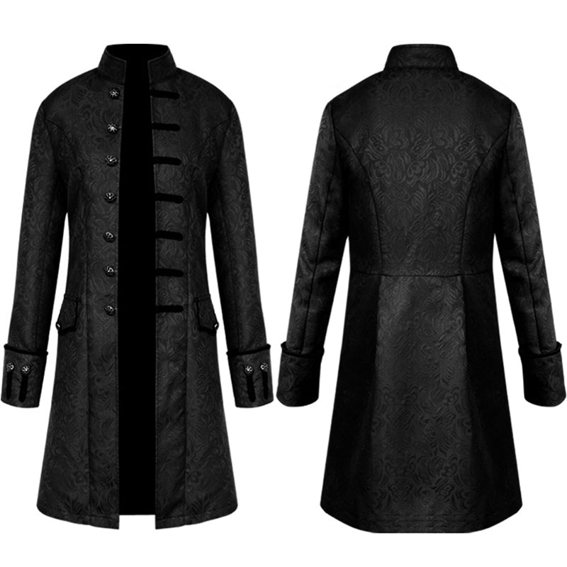 Men's gothic medieval Halloween retro coat