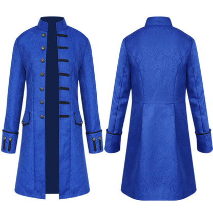 Men's gothic medieval Halloween retro coat