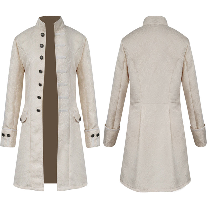 Men's gothic medieval Halloween retro coat