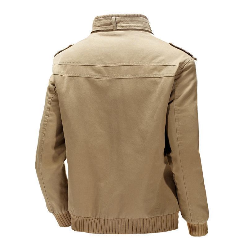 Stylish slim fit casual military jacket for men