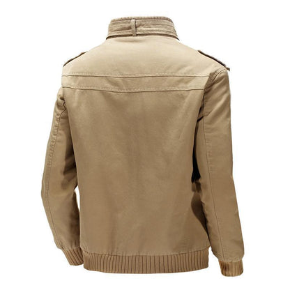 Stylish slim fit casual military jacket for men