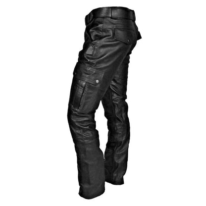 Men's gothic cargo pants with multiple pockets