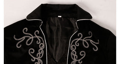 Gothic men's tuxedo costume for Halloween and themed events
