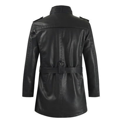 Stylish casual leisure jacket for men with zipper decoration