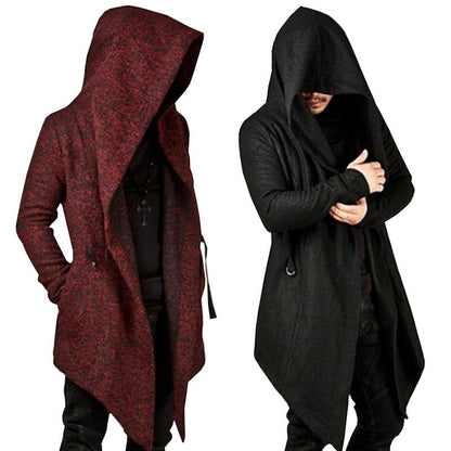 Men's stylish hooded cardigan jacket