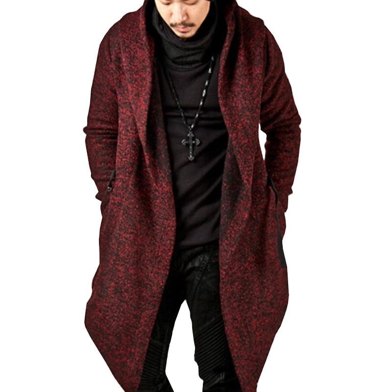 Men's stylish hooded cardigan jacket