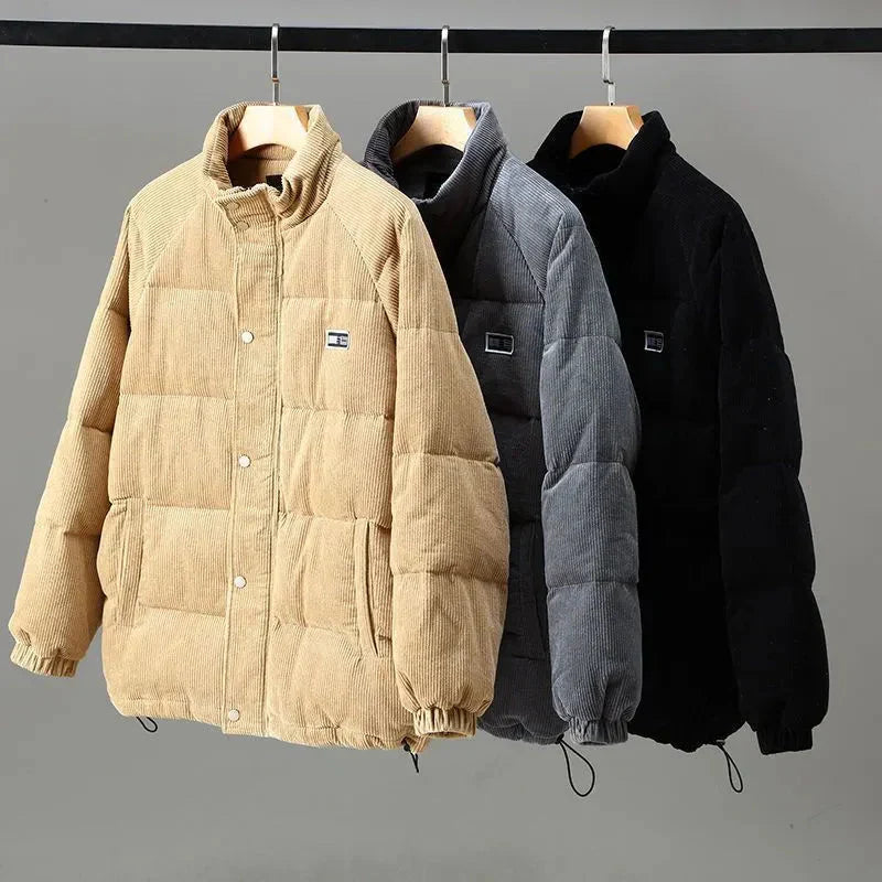 Men's retro jacket cold-resistant loose fit