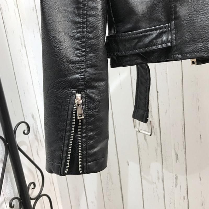 Women's gothic street fashion jacket with rivet details and zipper closure