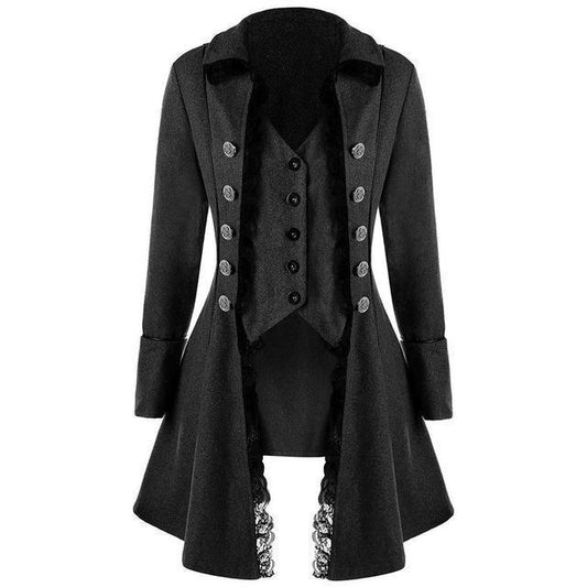 Elegant Gothic Victorian tailored coat