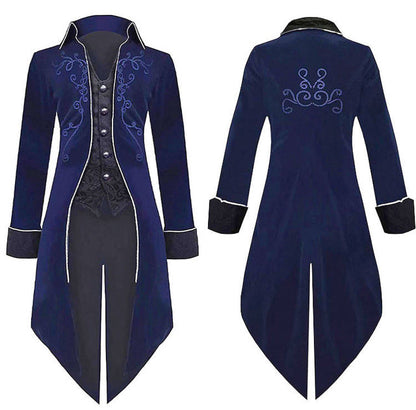 Gothic men's tuxedo costume for Halloween and themed events