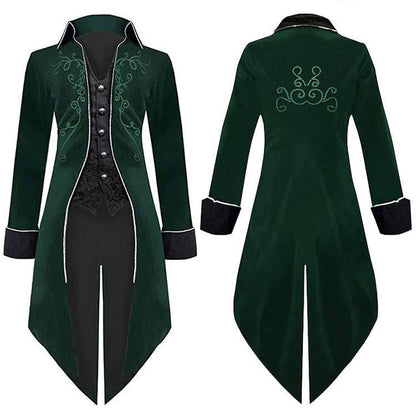 Gothic men's tuxedo costume for Halloween and themed events