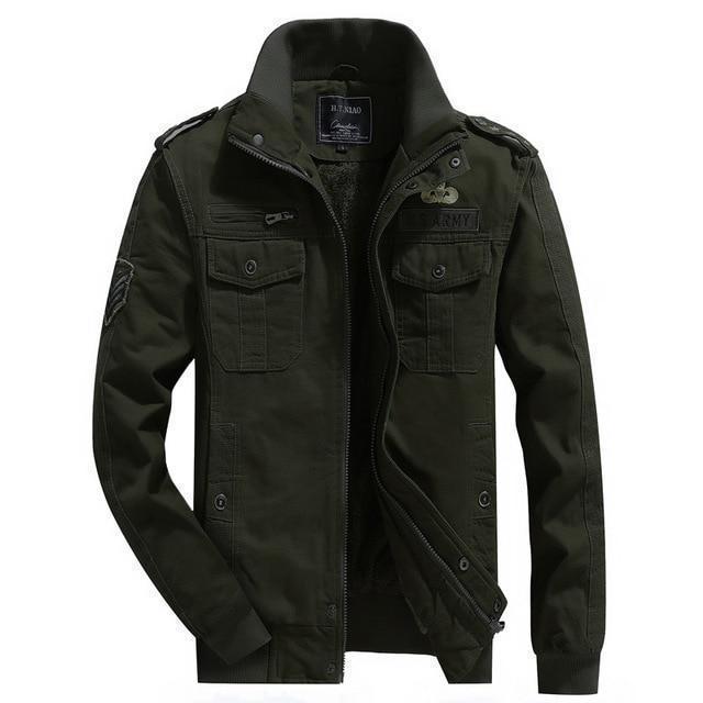 Men's army coat military jacket