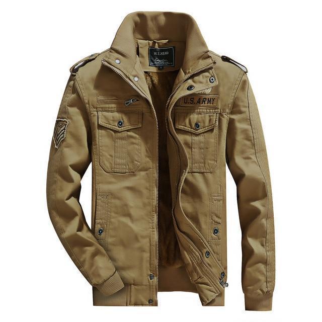 Men's army coat military jacket