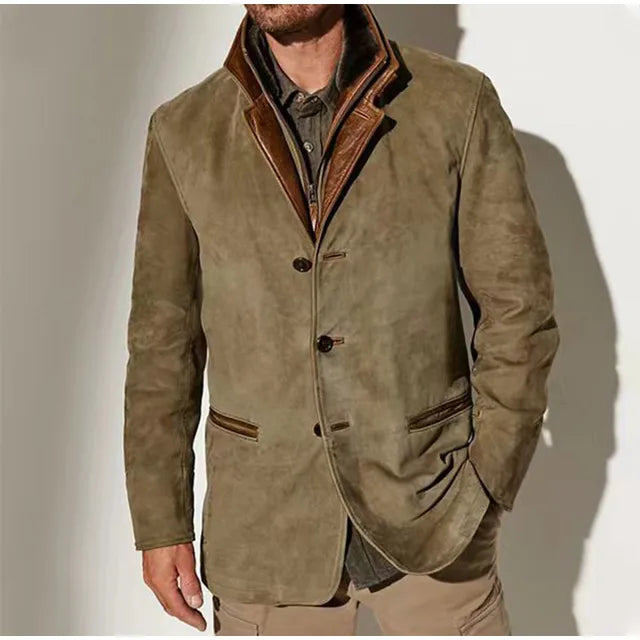 Men's vintage jacket retro casual coat